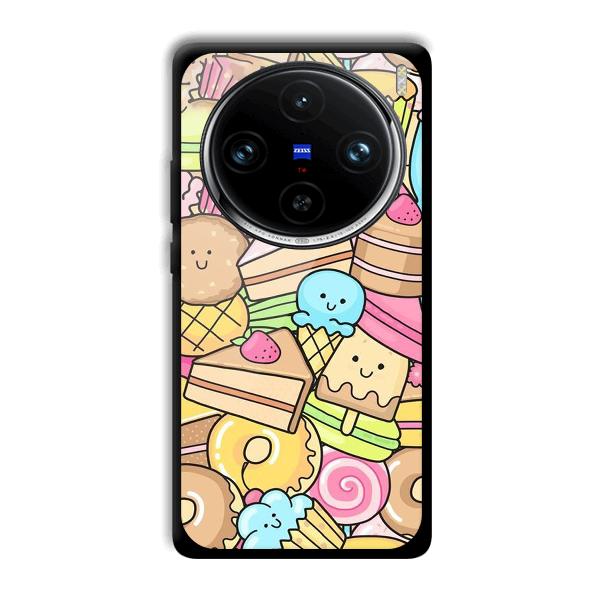 Love Desserts Phone Customized Printed Back Cover for Vivo X100 Pro