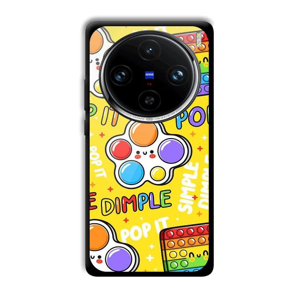 Pop It Phone Customized Printed Back Cover for Vivo X100 Pro