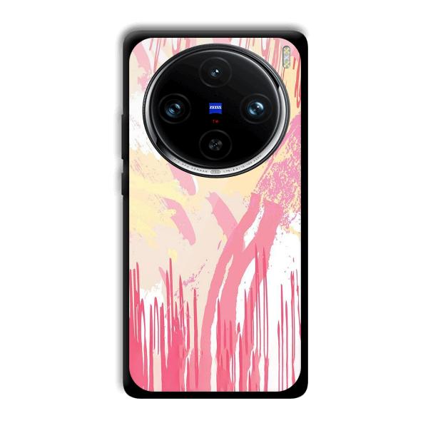Pink Pattern Designs Phone Customized Printed Back Cover for Vivo X100 Pro