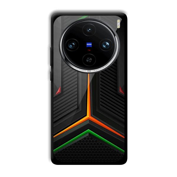 Black Design Phone Customized Printed Back Cover for Vivo X100 Pro