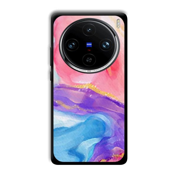 Water Colors Phone Customized Printed Back Cover for Vivo X100 Pro