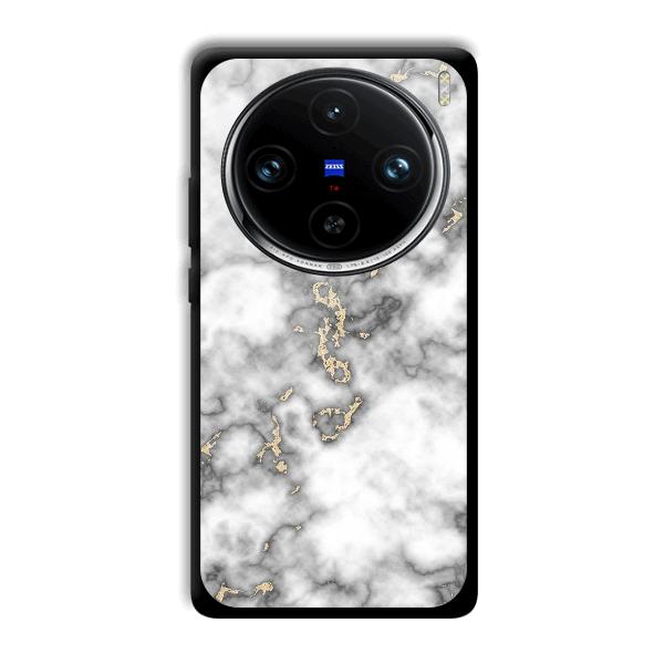 Grey White Design Phone Customized Printed Back Cover for Vivo X100 Pro