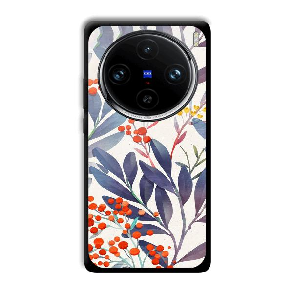 Cherries Phone Customized Printed Back Cover for Vivo X100 Pro