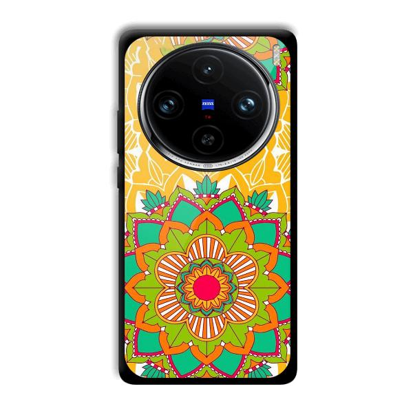 Mandala Art Phone Customized Printed Back Cover for Vivo X100 Pro