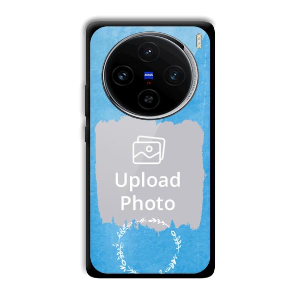 Blue Design Customized Printed Back Cover for Vivo X100