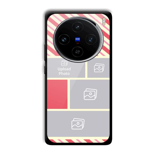 Diagnol Frame Customized Printed Back Cover for Vivo X100
