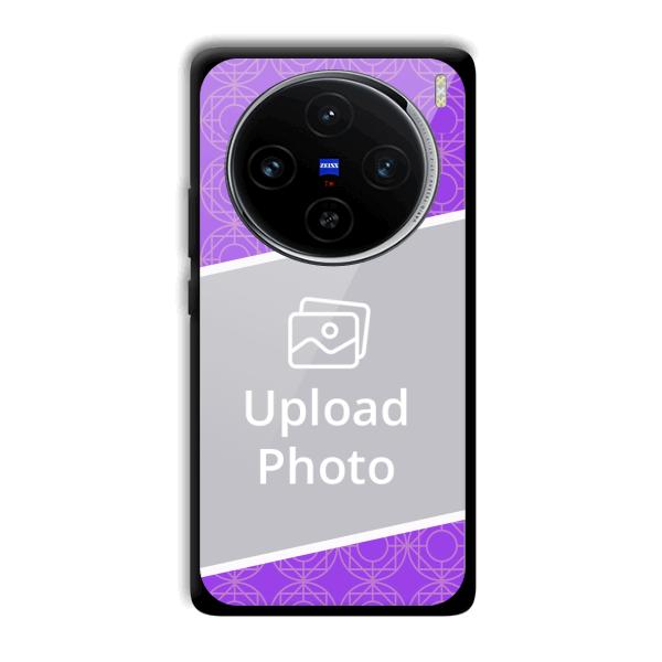 Purple Design Customized Printed Back Cover for Vivo X100