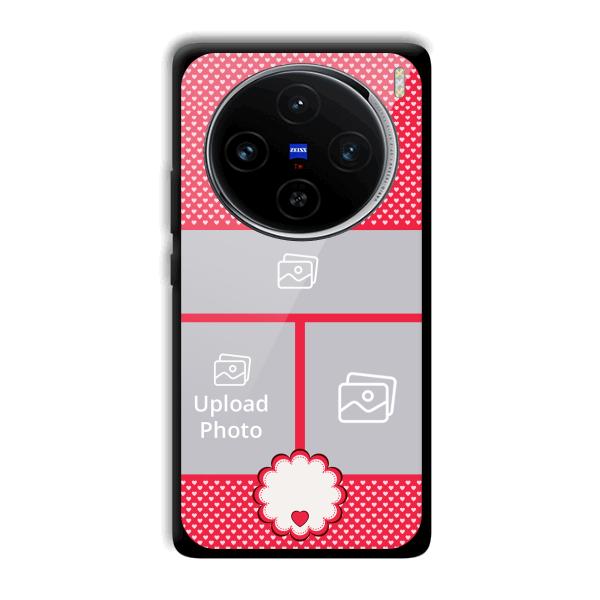 Little Hearts Customized Printed Back Cover for Vivo X100