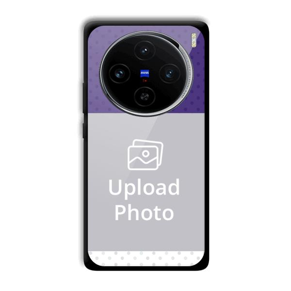 Blue White Dots Customized Printed Back Cover for Vivo X100
