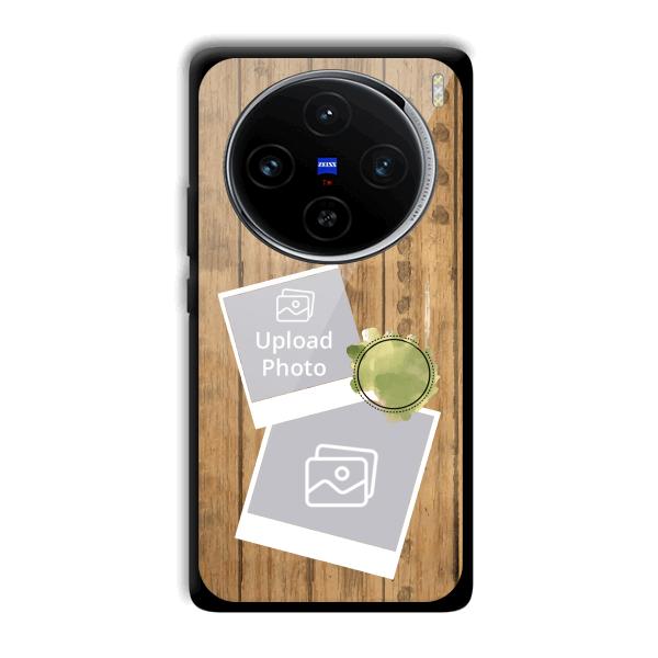Wooden Photo Collage Customized Printed Back Cover for Vivo X100
