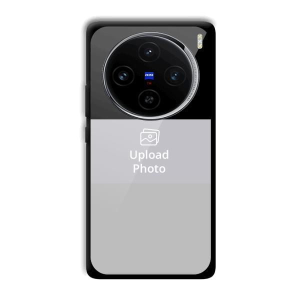 Black & Grey Customized Printed Back Cover for Vivo X100
