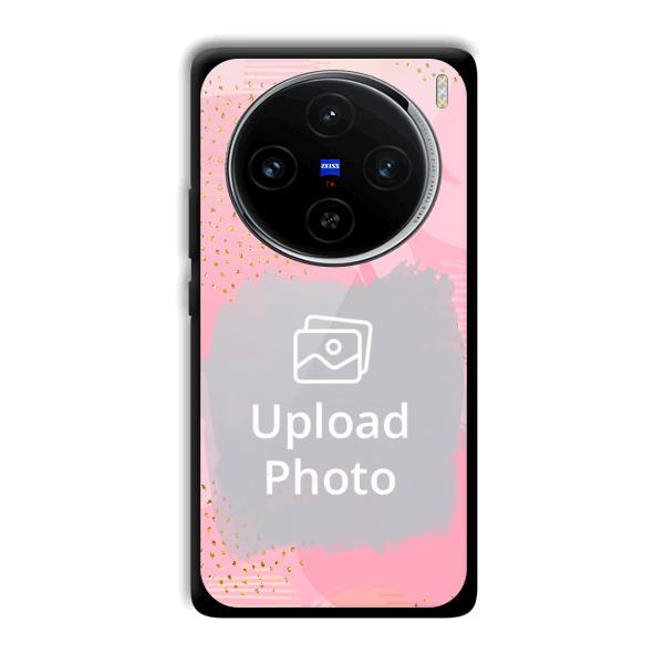 Sparkly Pink Customized Printed Back Cover for Vivo X100