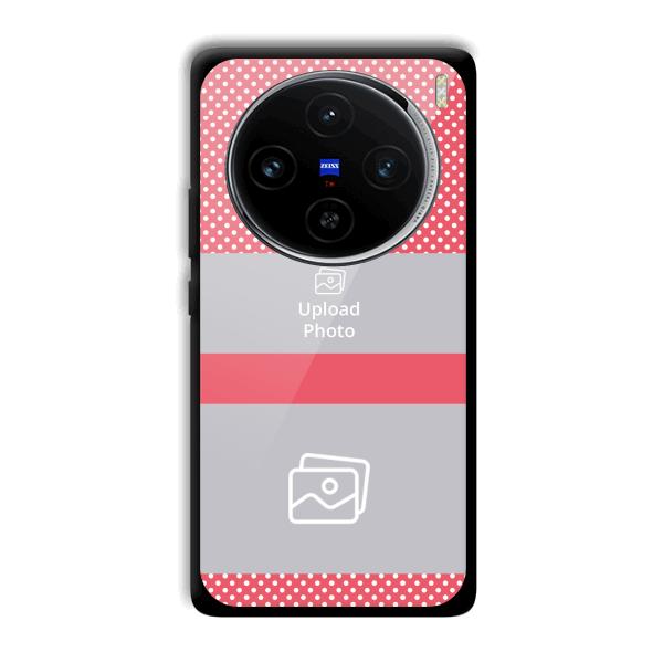 Pink Polka Customized Printed Back Cover for Vivo X100