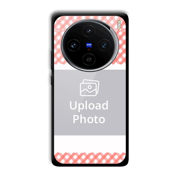 Cloth Pattern Customized Printed Back Cover for Vivo X100