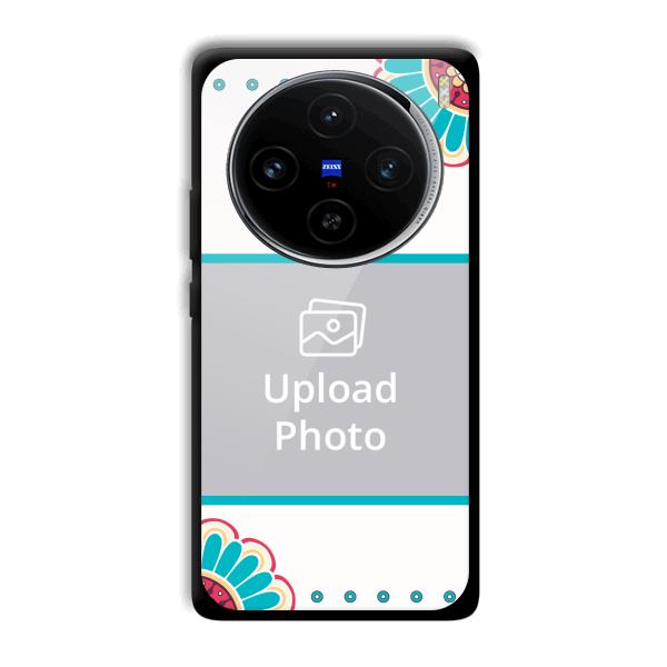 Floral Customized Printed Back Cover for Vivo X100