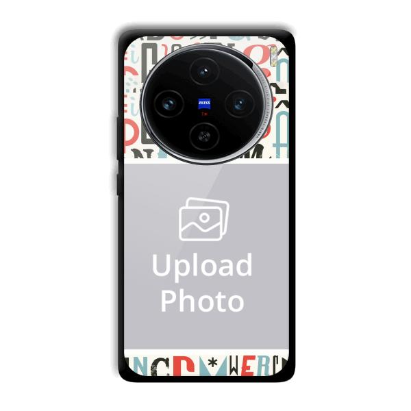 Alphabets Customized Printed Back Cover for Vivo X100