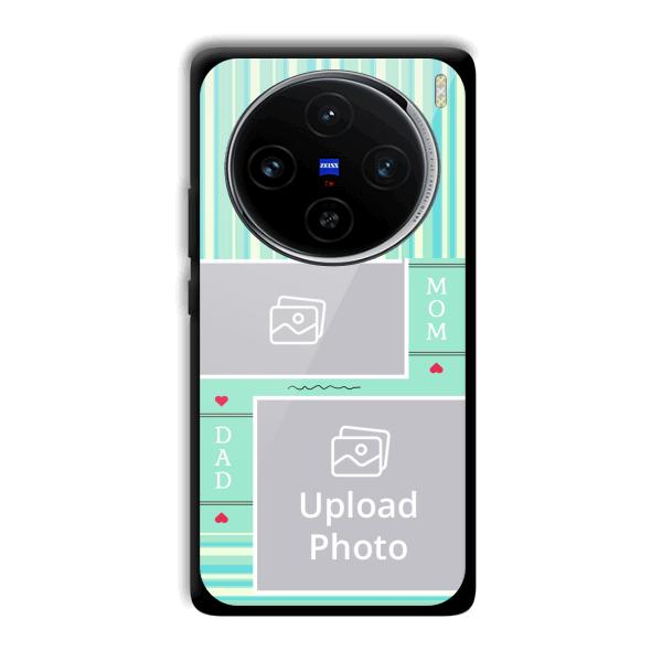 Mom Dad Customized Printed Back Cover for Vivo X100