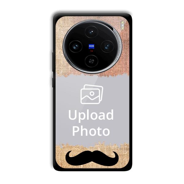 Moustache Customized Printed Back Cover for Vivo X100