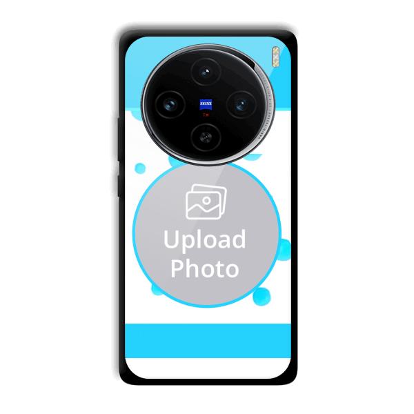 Bluish Customized Printed Back Cover for Vivo X100