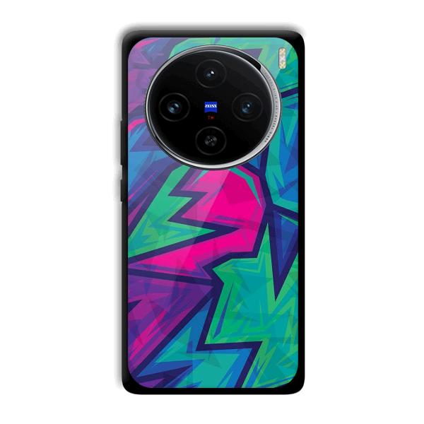 Dark Pink Design Phone Customized Printed Back Cover for Vivo X100
