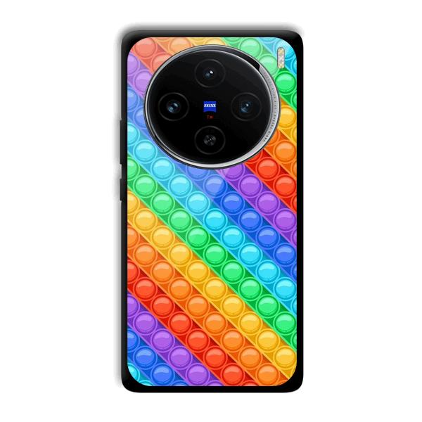 Colorful Circles Phone Customized Printed Back Cover for Vivo X100
