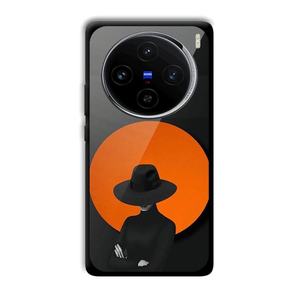 Woman In Black Phone Customized Printed Back Cover for Vivo X100