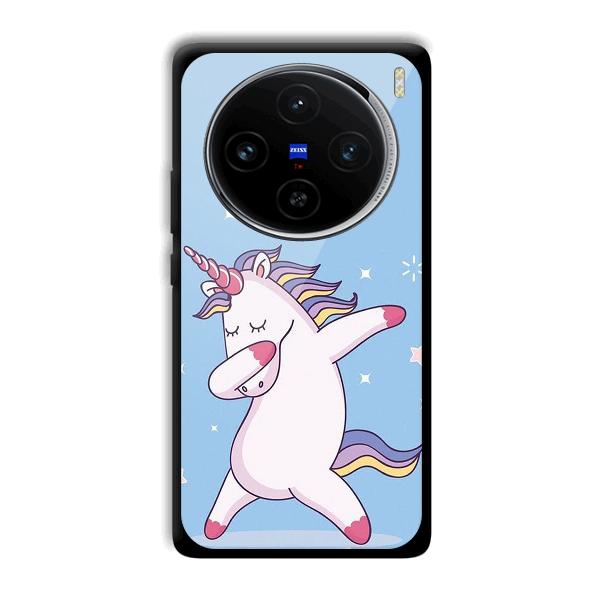 Unicorn Dab Phone Customized Printed Back Cover for Vivo X100