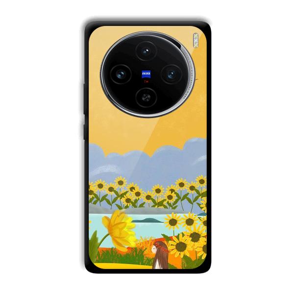 Girl in the Scenery Phone Customized Printed Back Cover for Vivo X100