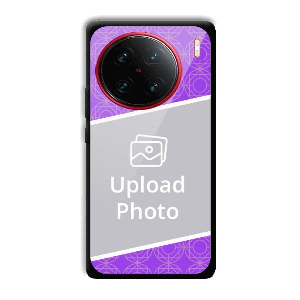 Purple Design Customized Printed Back Cover for Vivo X90 Pro