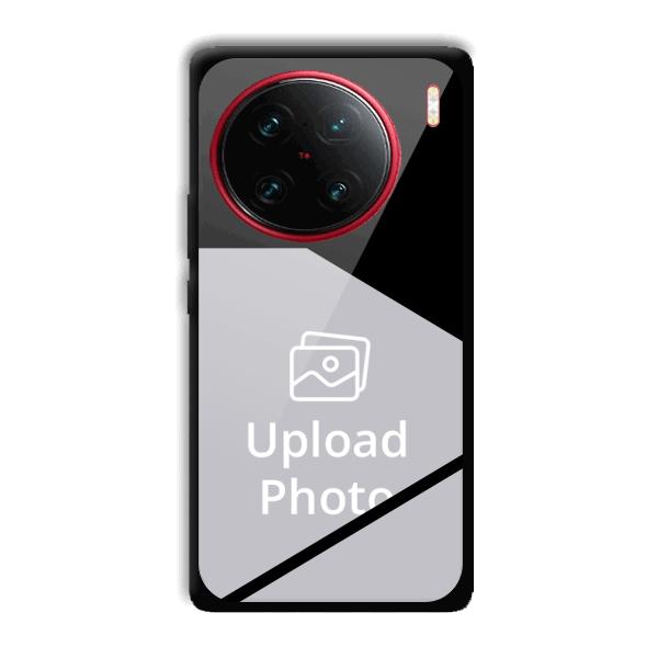 Black Customized Printed Back Cover for Vivo X90 Pro