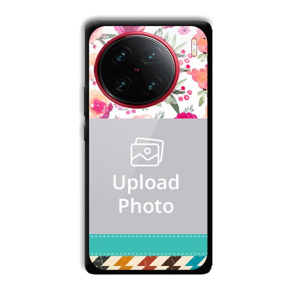 Water Color Painting Customized Printed Back Cover for Vivo X90 Pro