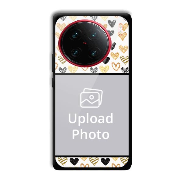 Small Hearts Customized Printed Back Cover for Vivo X90 Pro