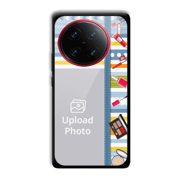 Makeup Theme Customized Printed Back Cover for Vivo X90 Pro