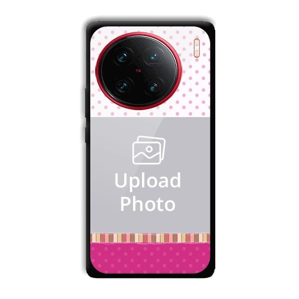Baby Pink Design Customized Printed Back Cover for Vivo X90 Pro