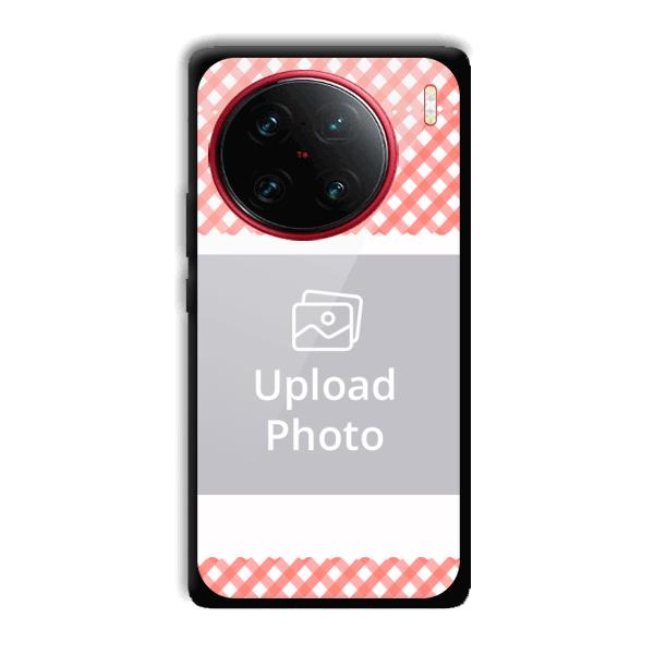 Cloth Pattern Customized Printed Back Cover for Vivo X90 Pro