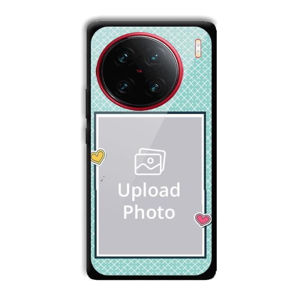 Sky Blue Customized Printed Back Cover for Vivo X90 Pro