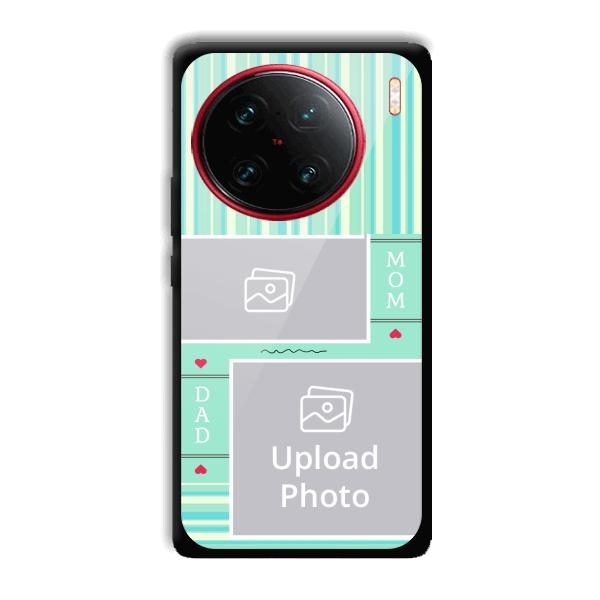 Mom Dad Customized Printed Back Cover for Vivo X90 Pro