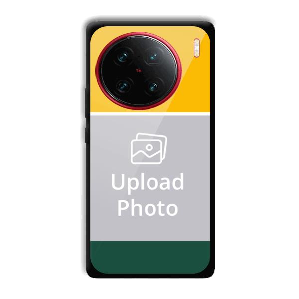 Yellow Green Customized Printed Back Cover for Vivo X90 Pro