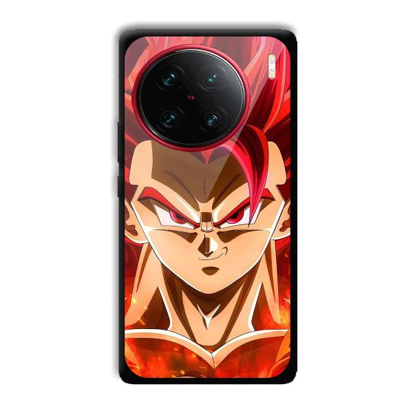 Goku Design Phone Customized Printed Back Cover for Vivo X90 Pro