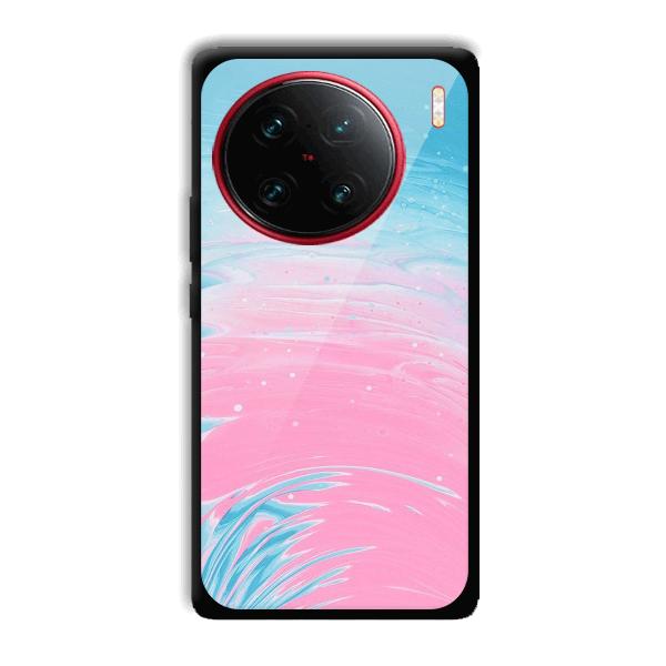 Pink Water Phone Customized Printed Back Cover for Vivo X90 Pro