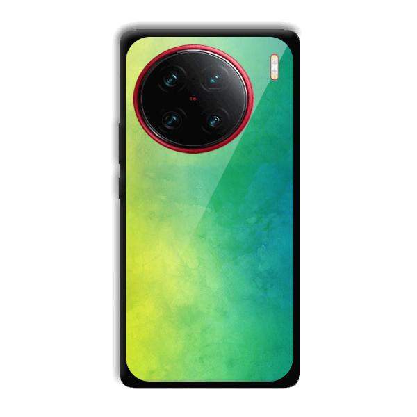 Green Pattern Phone Customized Printed Back Cover for Vivo X90 Pro