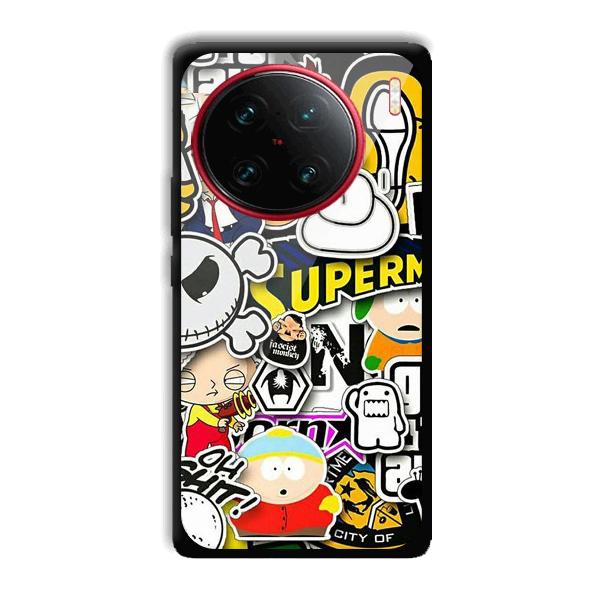 Cartoons Phone Customized Printed Back Cover for Vivo X90 Pro