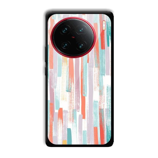 Light Paint Stroke Phone Customized Printed Back Cover for Vivo X90 Pro