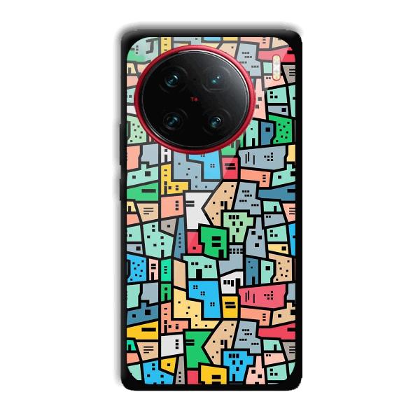 Small Homes Phone Customized Printed Back Cover for Vivo X90 Pro
