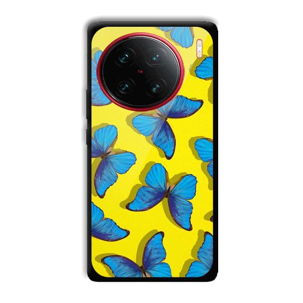 Butterflies Phone Customized Printed Back Cover for Vivo X90 Pro