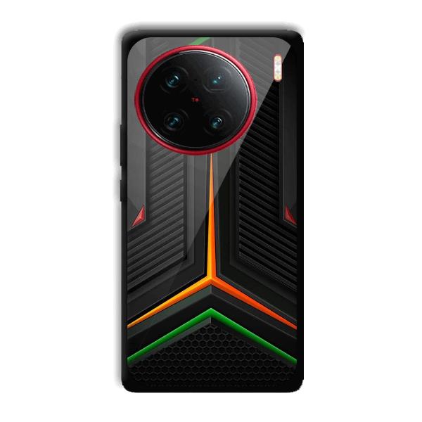 Black Design Phone Customized Printed Back Cover for Vivo X90 Pro