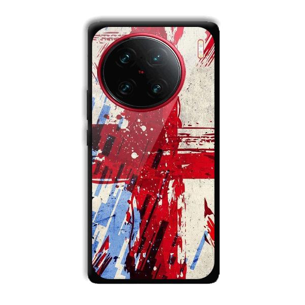 Red Cross Design Phone Customized Printed Back Cover for Vivo X90 Pro