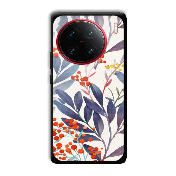 Cherries Phone Customized Printed Back Cover for Vivo X90 Pro