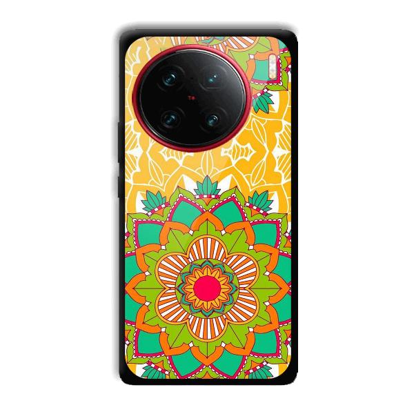 Mandala Art Phone Customized Printed Back Cover for Vivo X90 Pro