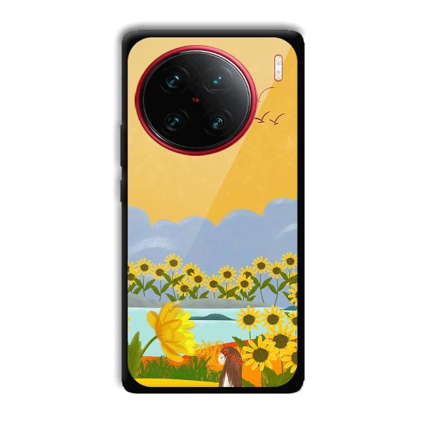 Girl in the Scenery Phone Customized Printed Back Cover for Vivo X90 Pro